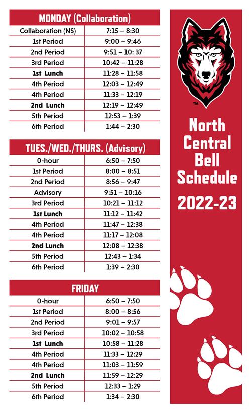 NC Bell & Con Schedule 